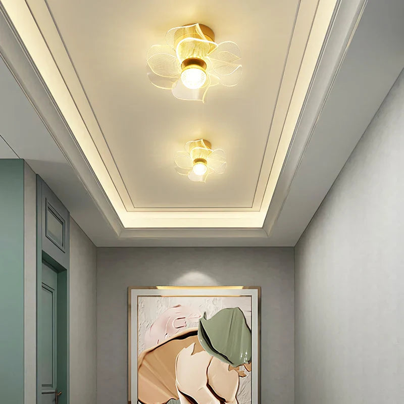 Lustre boule en cristal suspendu, design nordique minimaliste