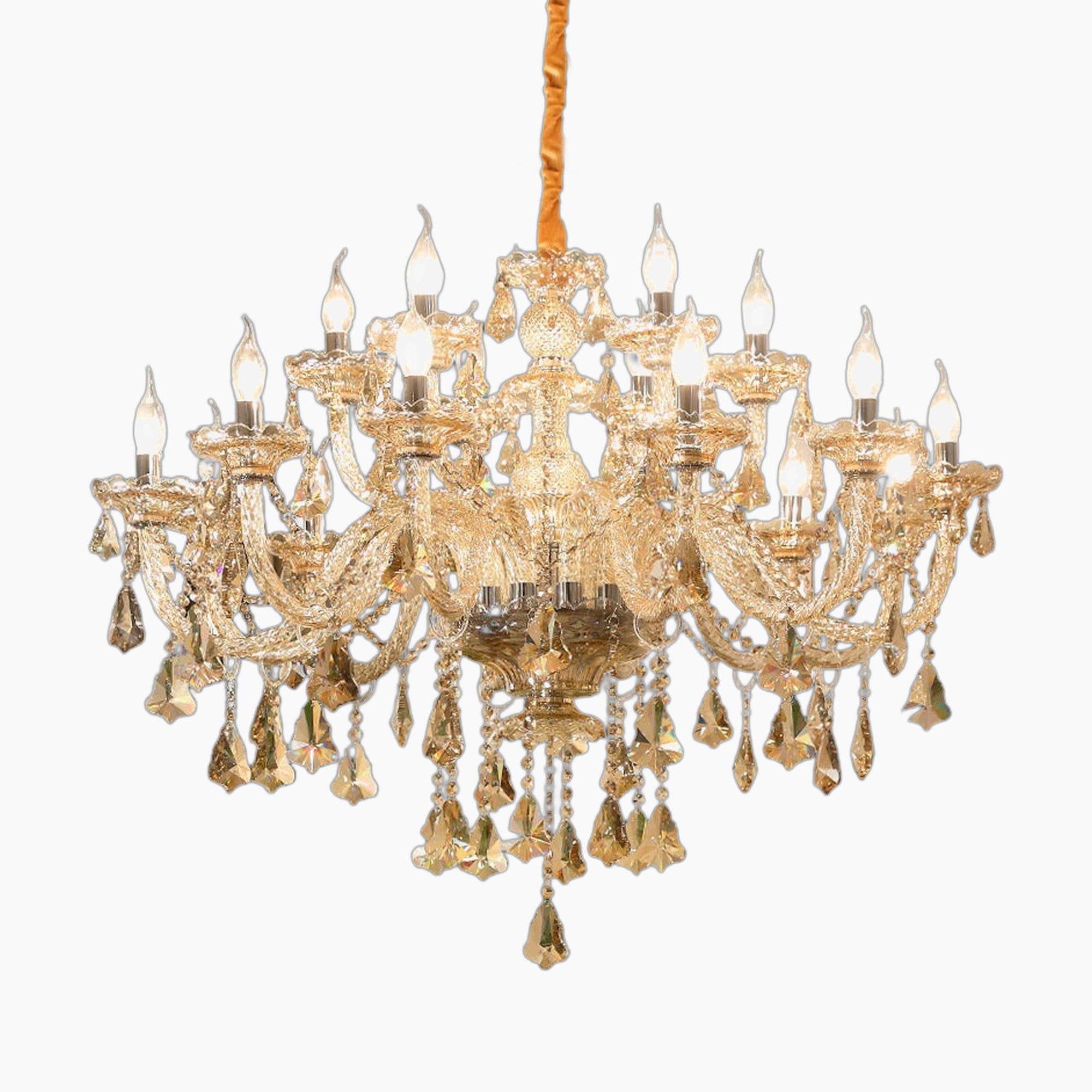 Lustre Cristal Ancien Éclatant Style Moderne Élégant